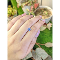 0.71 Ct. Blue Sapphire from Ceylon (Sri Lanka) Life Style