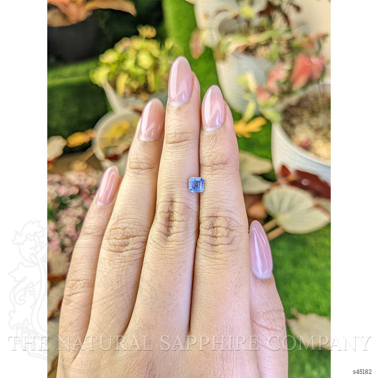 0.71 Ct. Blue Sapphire from Ceylon (Sri Lanka)