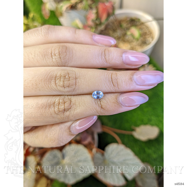 0.68 Ct. Blue Sapphire from Ceylon (Sri Lanka)