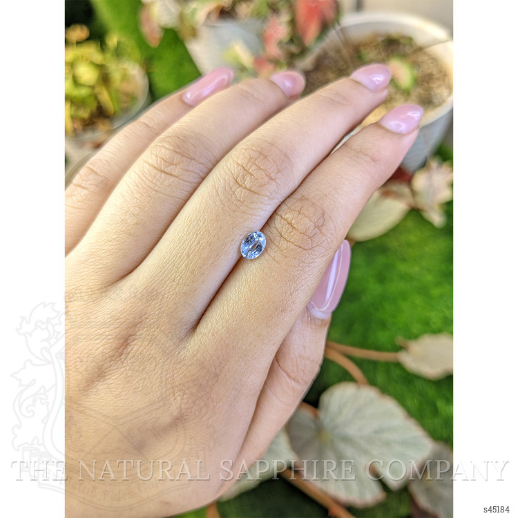 0.68 Ct. Blue Sapphire from Ceylon (Sri Lanka)