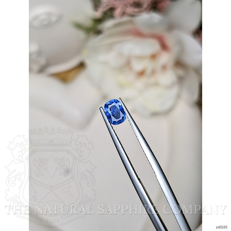 0.69 Ct. Blue Sapphire from Ceylon (Sri Lanka)