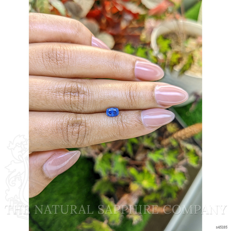 0.69 Ct. Blue Sapphire from Ceylon (Sri Lanka)