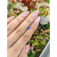0.69 Ct. Blue Sapphire from Ceylon (Sri Lanka) Life Style