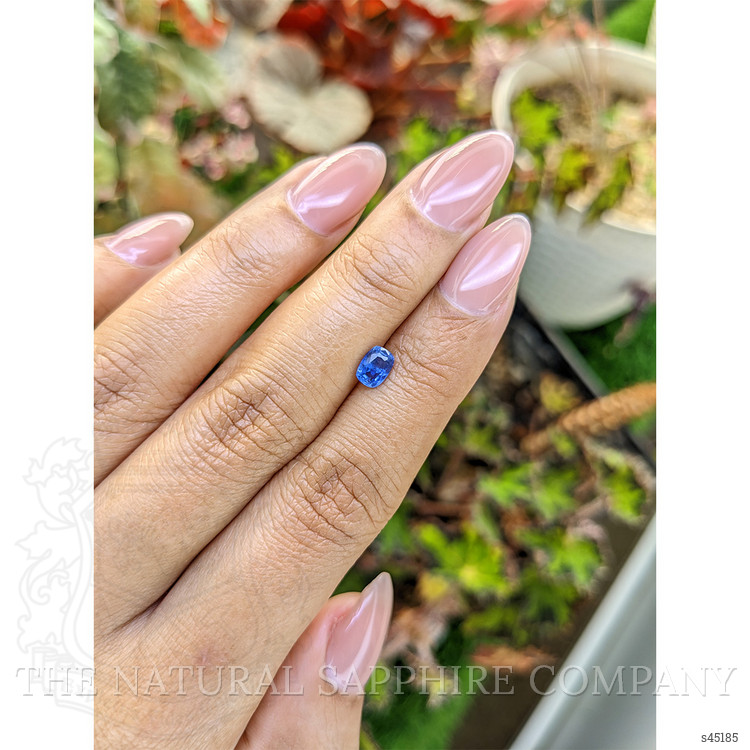 0.69 Ct. Blue Sapphire from Ceylon (Sri Lanka)