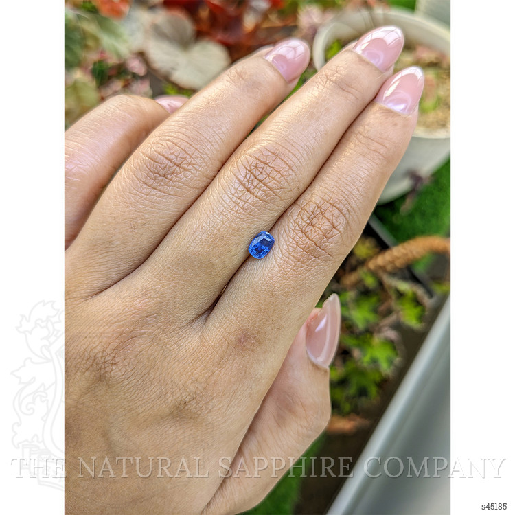 0.69 Ct. Blue Sapphire from Ceylon (Sri Lanka)