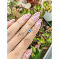 0.67 Ct. Blue Sapphire from Ceylon (Sri Lanka) Life Style