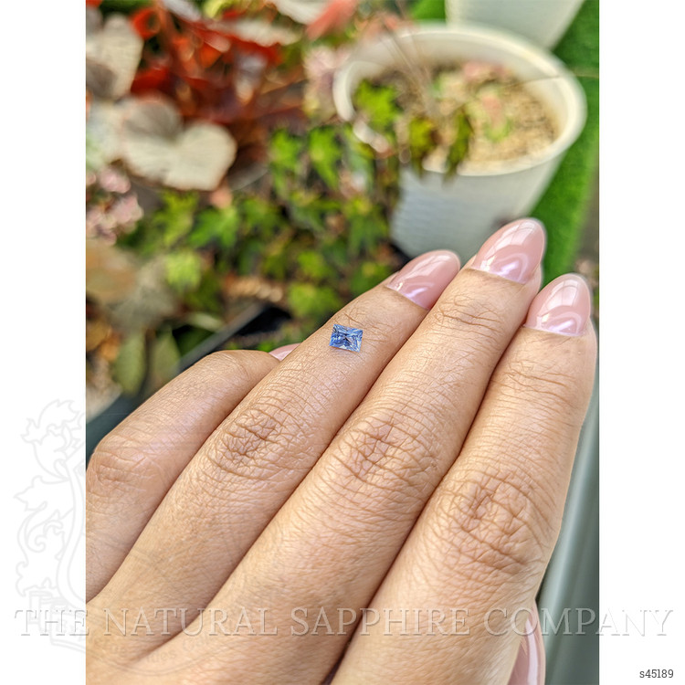 0.40 Ct. Blue Sapphire from Ceylon (Sri Lanka)