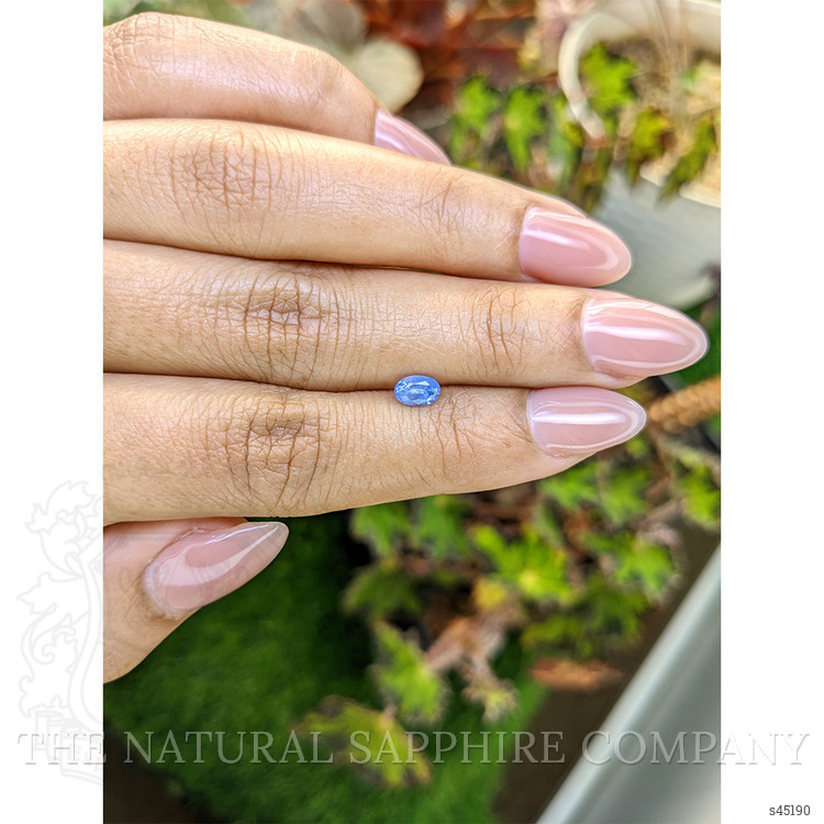 0.46 Ct. Blue Sapphire from Ceylon (Sri Lanka)