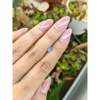 0.46 Ct. Blue Sapphire from Ceylon (Sri Lanka) Life Style