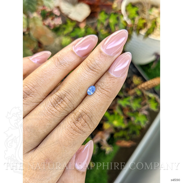 0.46 Ct. Blue Sapphire from Ceylon (Sri Lanka)