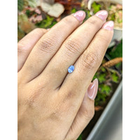 0.46 Ct. Blue Sapphire from Ceylon (Sri Lanka) Life Style