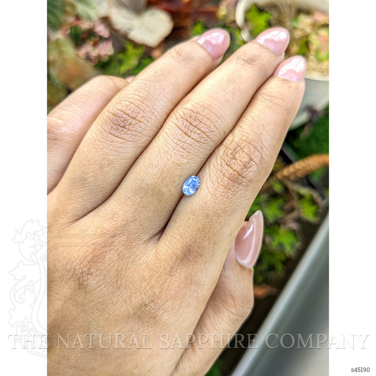 0.46 Ct. Blue Sapphire from Ceylon (Sri Lanka)