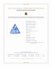 0.67 Ct. Blue Sapphire from Ceylon (Sri Lanka) Scan Report