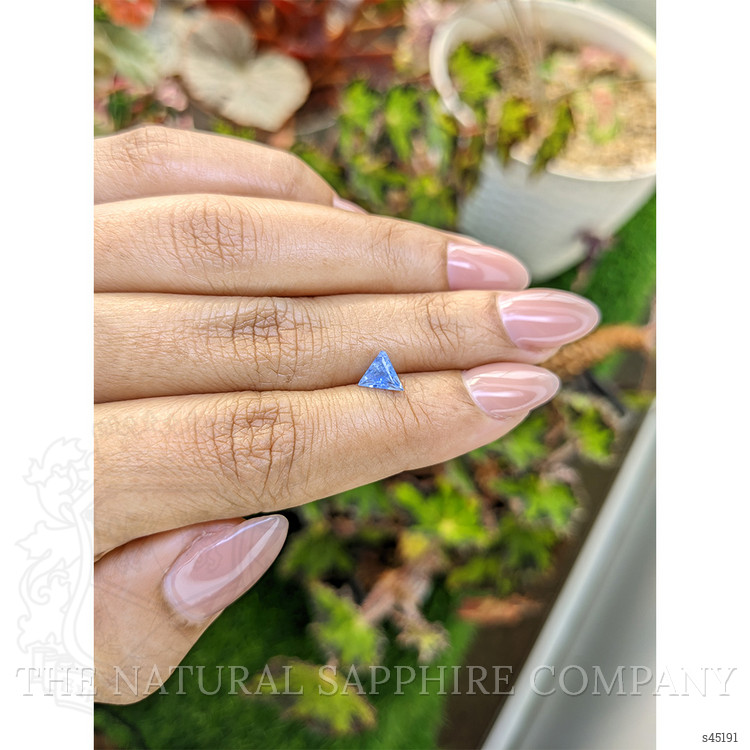 0.67 Ct. Blue Sapphire from Ceylon (Sri Lanka)