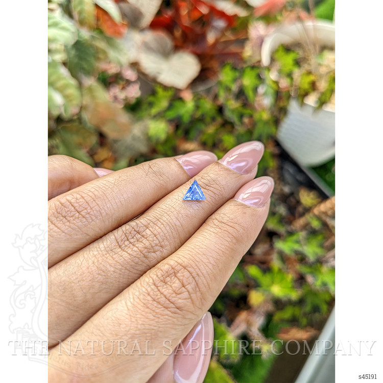 0.67 Ct. Blue Sapphire from Ceylon (Sri Lanka)