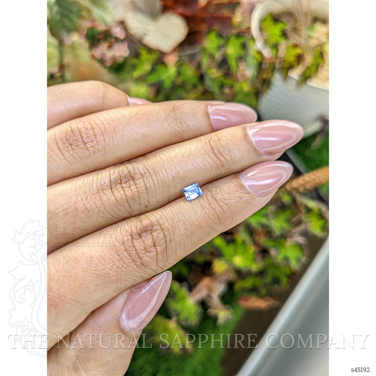 0.42 Ct. Blue Sapphire from Ceylon (Sri Lanka)