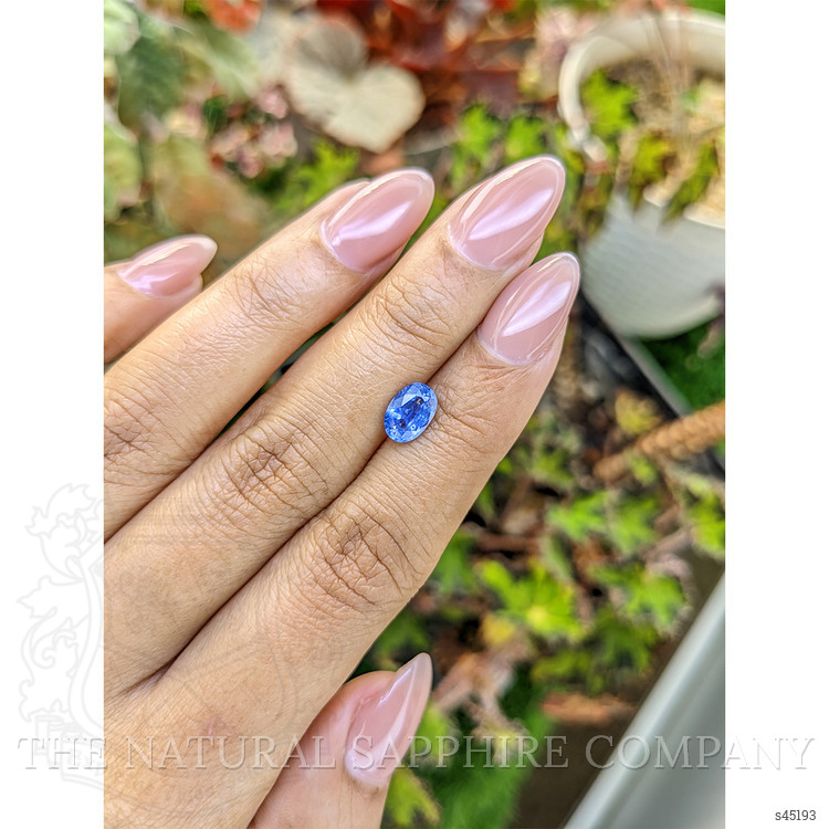 1.38 Ct. Blue Sapphire from Ceylon (Sri Lanka)