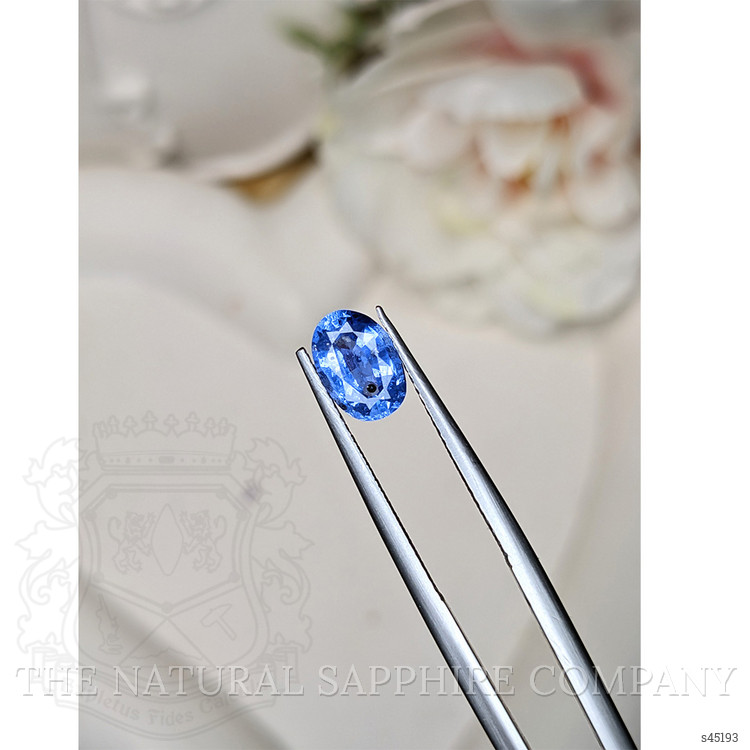 1.38 Ct. Blue Sapphire from Ceylon (Sri Lanka)