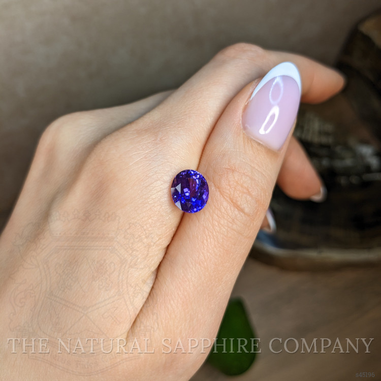 4.03 Ct. Purple Sapphire from Ceylon (Sri Lanka)