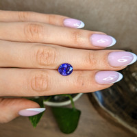 4.03 Ct. Purple Sapphire from Ceylon (Sri Lanka) Life Style