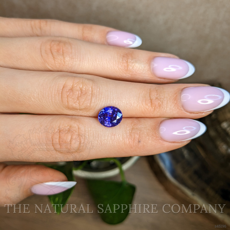 4.03 Ct. Purple Sapphire from Ceylon (Sri Lanka)