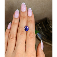 4.03 Ct. Purple Sapphire from Ceylon (Sri Lanka) Life Style