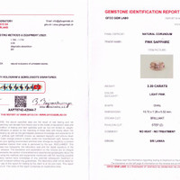 3.39 Ct. Pink Sapphire from Ceylon (Sri Lanka) Pdf