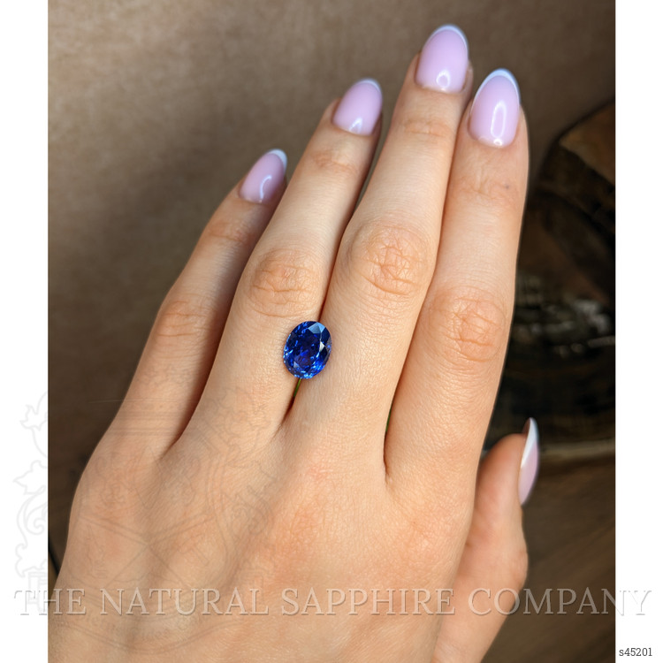 4.49 Ct. Blue Sapphire from Ceylon (Sri Lanka)