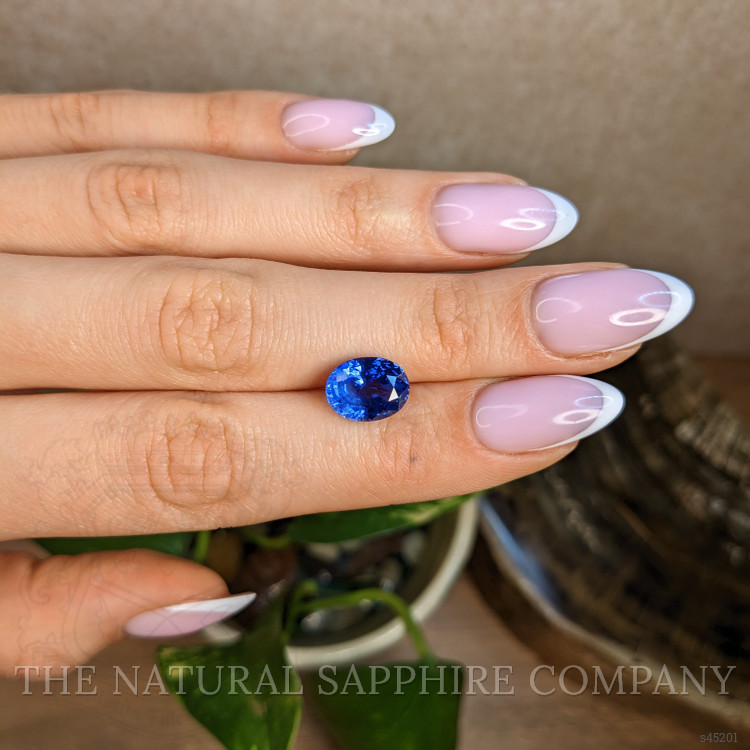 4.49 Ct. Blue Sapphire from Ceylon (Sri Lanka)
