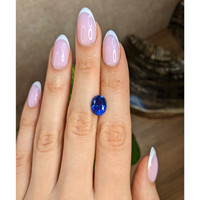 4.49 Ct. Blue Sapphire from Ceylon (Sri Lanka) Life Style