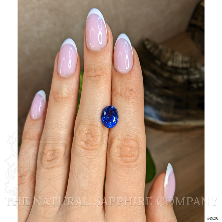 4.49 Ct. Blue Sapphire from Ceylon (Sri Lanka)