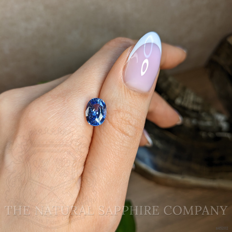 3.80 Ct. Blue Sapphire from Ceylon (Sri Lanka)