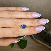 3.80 Ct. Blue Sapphire from Ceylon (Sri Lanka) Life Style
