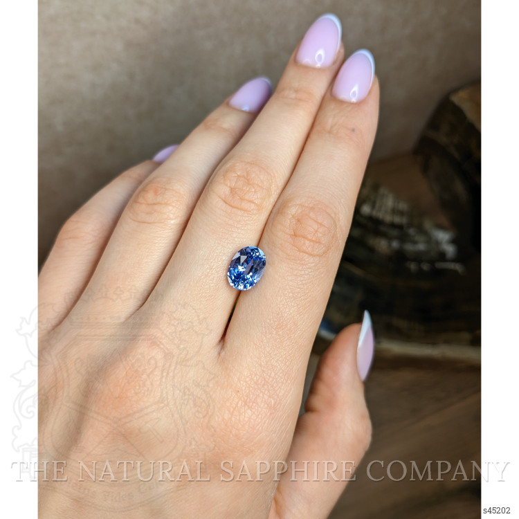 3.80 Ct. Blue Sapphire from Ceylon (Sri Lanka)