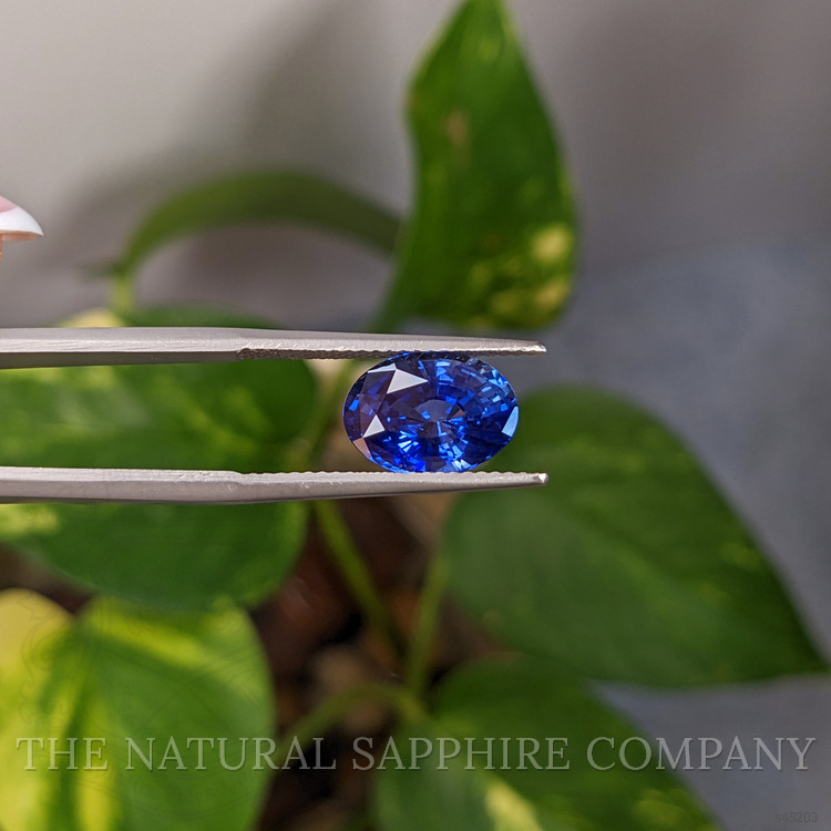 3.85 Ct. Blue Sapphire from Ceylon (Sri Lanka)