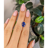 3.85 Ct. Blue Sapphire from Ceylon (Sri Lanka) Life Style