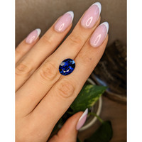 9.04 Ct. Blue Sapphire from Madagascar Life Style