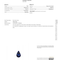 6.00 Ct. Blue Sapphire from Madagascar Pdf