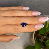 6.00 Ct. Blue Sapphire from Madagascar Life Style