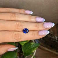 4.07 Ct. Blue Sapphire from Madagascar Life Style