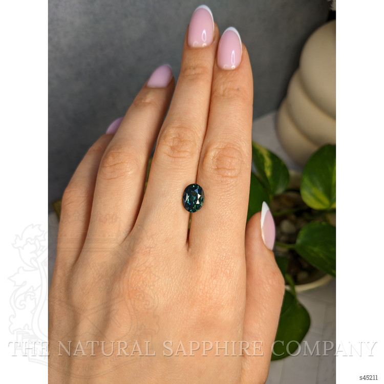 4.04 Ct. Bluish Green Sapphire from Madagascar