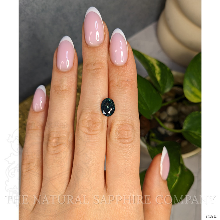 4.04 Ct. Bluish Green Sapphire from Madagascar
