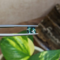 1.58 Ct. Green Sapphire from Madagascar Life Style