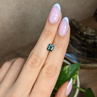 1.58 Ct. Green Sapphire from Madagascar Life Style