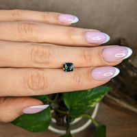 1.58 Ct. Green Sapphire from Madagascar Life Style