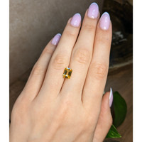 2.56 Ct. Yellow Sapphire from Ceylon (Sri Lanka) Life Style
