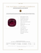2.06 Ct. Purplish Pink Sapphire from Ceylon (Sri Lanka) Scan Report