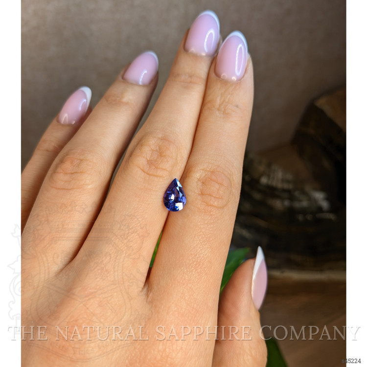 2.03 Ct. Purplish Blue Sapphire from Ceylon (Sri Lanka)