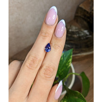 2.03 Ct. Purplish Blue Sapphire from Ceylon (Sri Lanka) Life Style