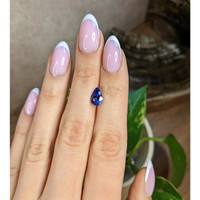 2.03 Ct. Purplish Blue Sapphire from Ceylon (Sri Lanka) Life Style